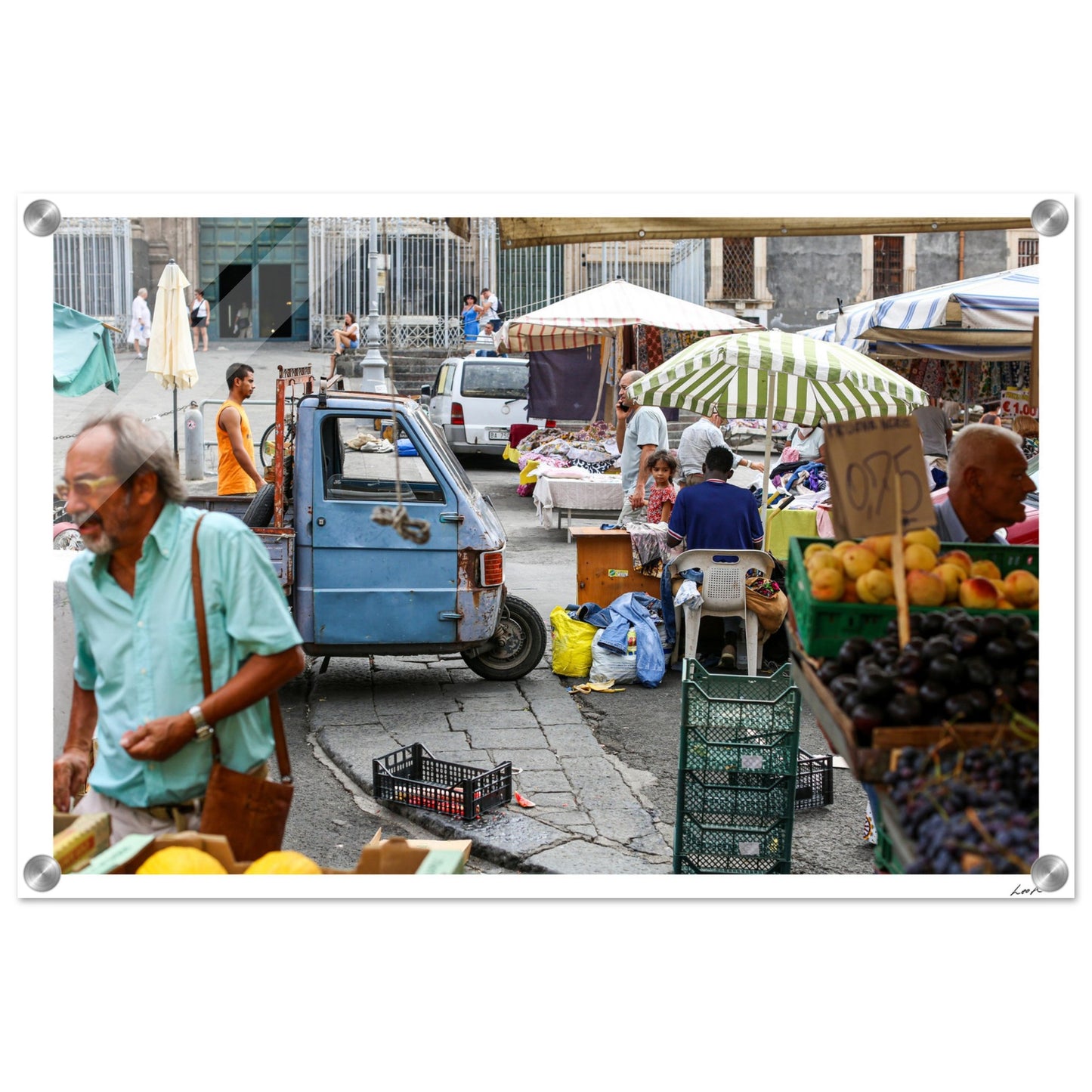 Street of Catania 2 - Acrylic Print