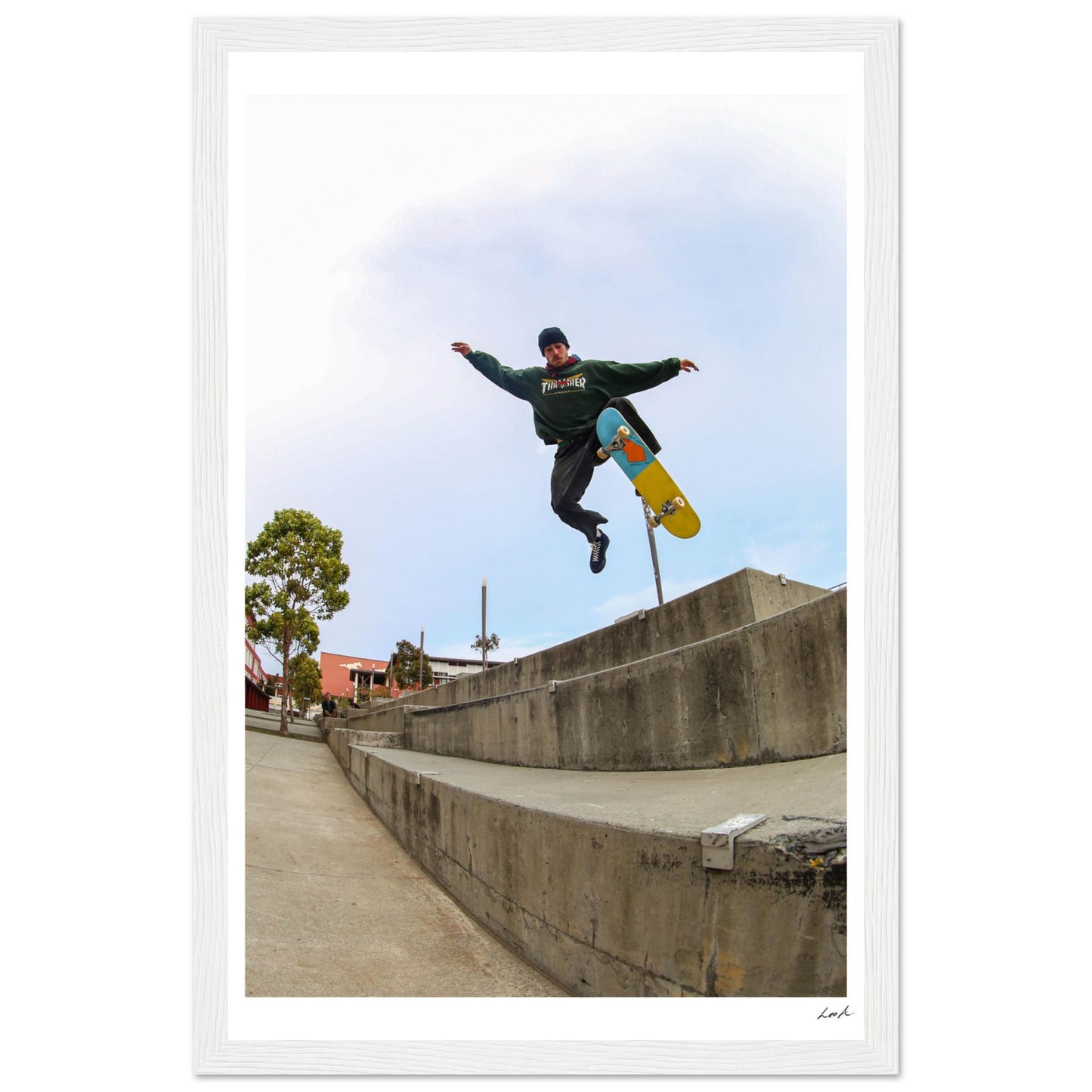 Brody Petulla No Comply Abraham Lincoln High School - Premium Matte Paper Wooden Framed Poster