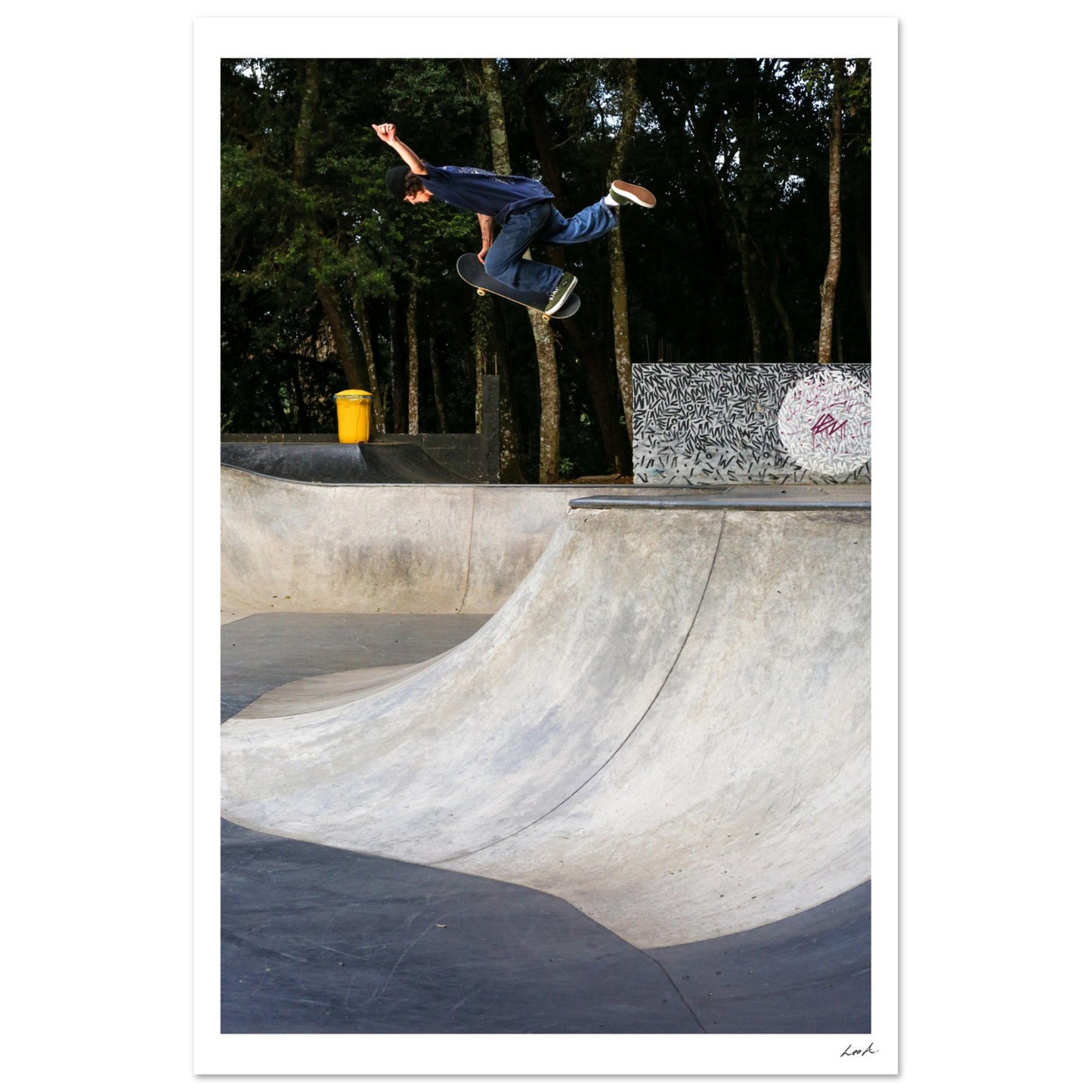 Nose Grab One Foot - Aluminum Print