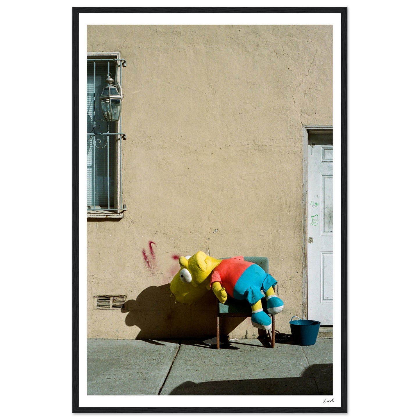 Bart Simpson Dead - Premium Matte Paper Wooden Framed Poster