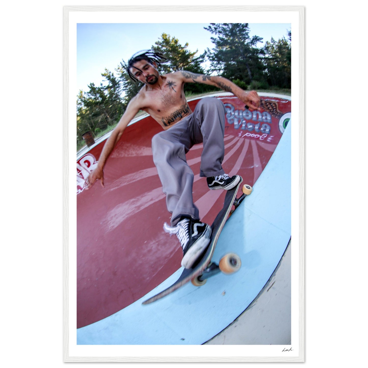FS Feeble Buena Vista Pool - Premium Matte Paper Wooden Framed Poster
