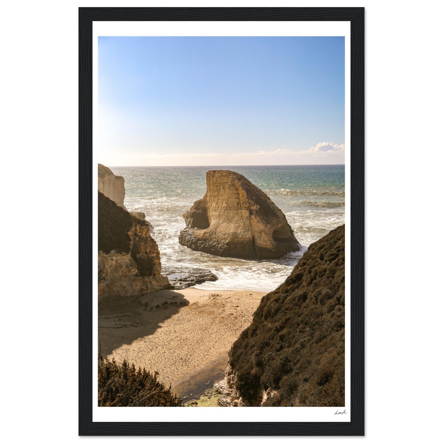 Daven Port Sharkfin - Premium Matte Paper Wooden Framed Poster