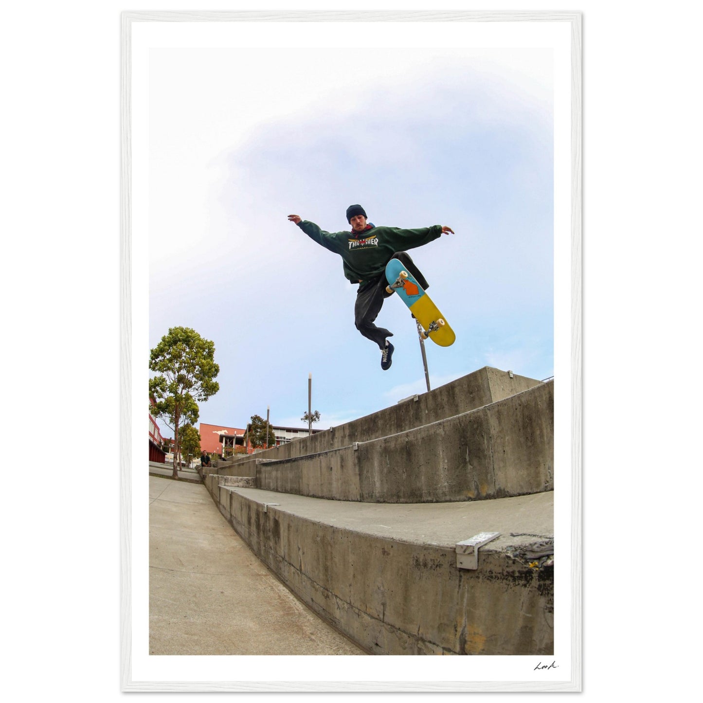 Brody Petulla No Comply Abraham Lincoln High School - Premium Matte Paper Wooden Framed Poster