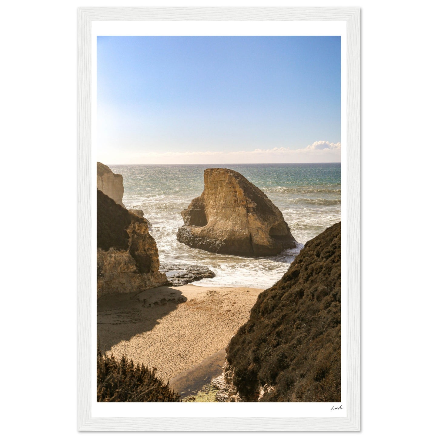Daven Port Sharkfin - Premium Matte Paper Wooden Framed Poster