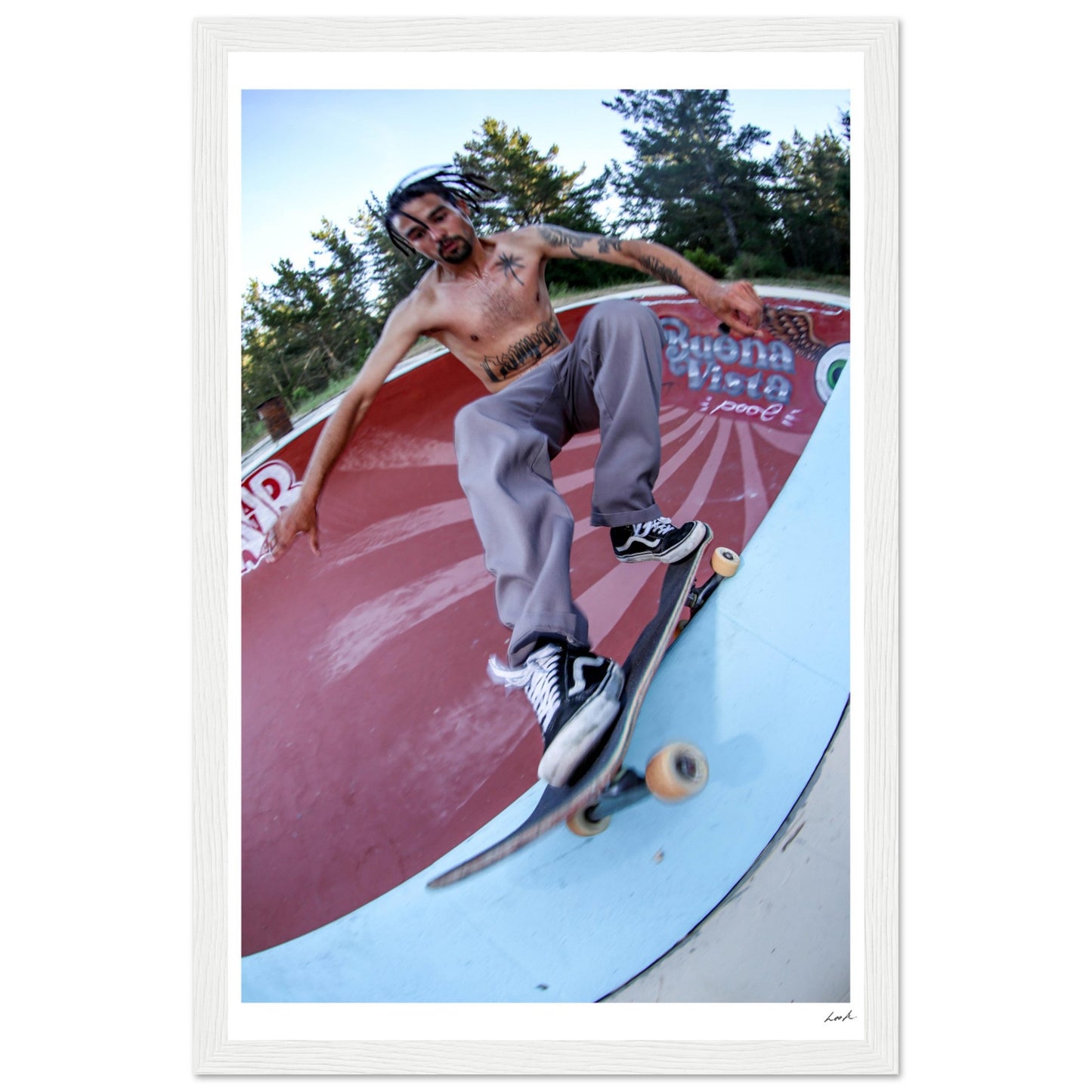 FS Feeble Buena Vista Pool - Premium Matte Paper Wooden Framed Poster