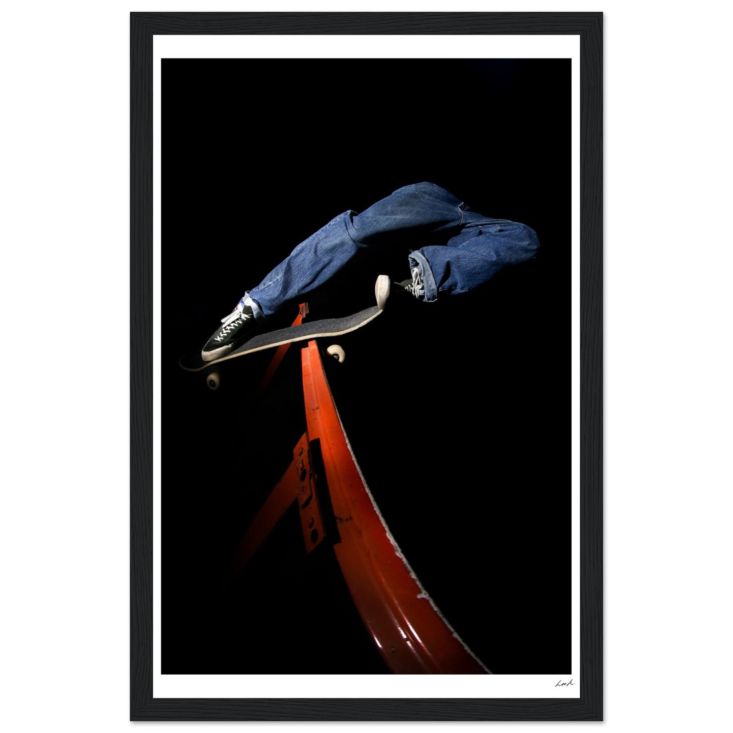 Lou Rock and Roll - Premium Matte Paper Wooden Framed Poster