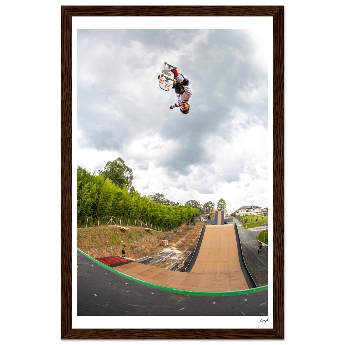 Curitiba Brazil - Premium Matte Paper Wooden Framed Poster