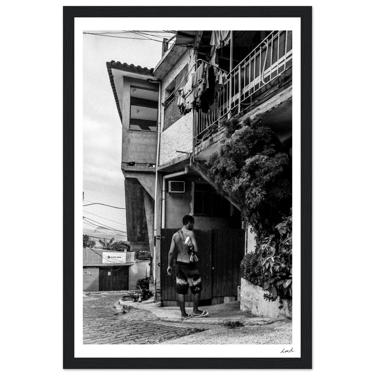 Street of RJ 3 - Premium Matte Paper Wooden Framed Poster