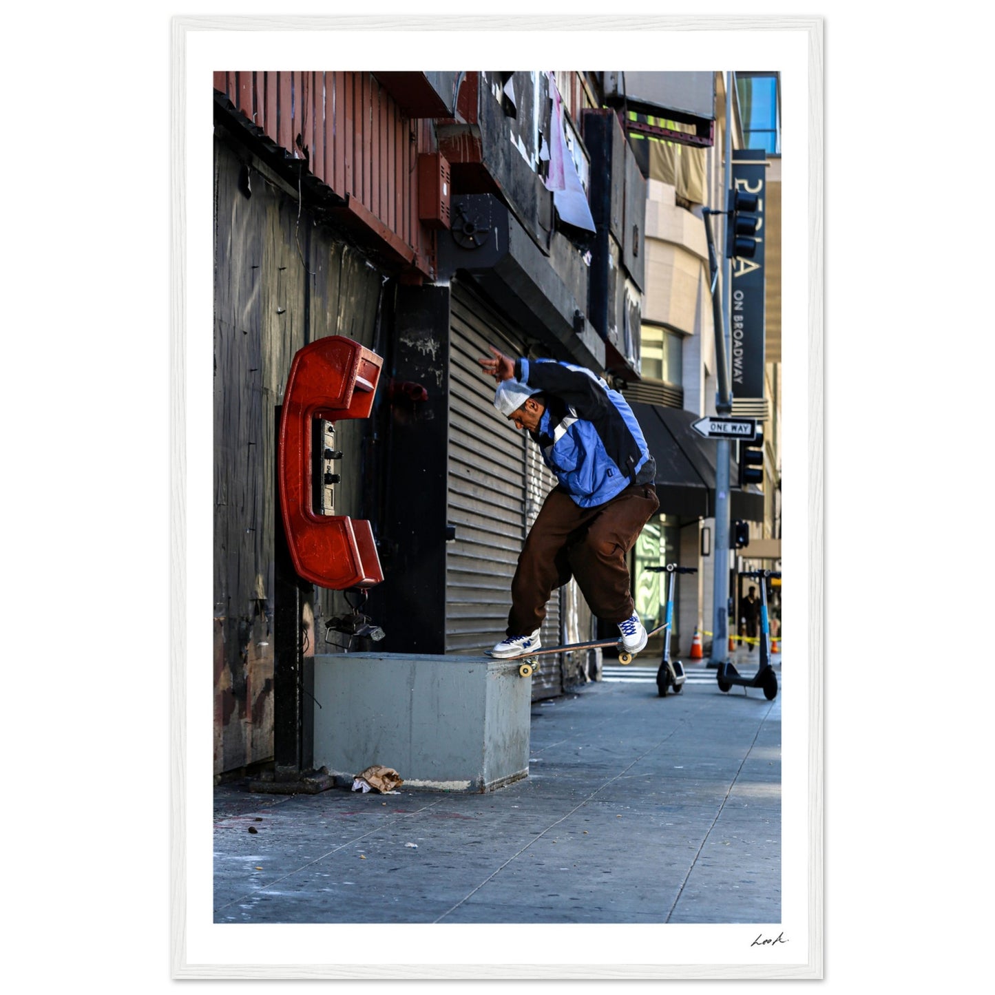 SS FS Nose Slide - Premium Matte Paper Wooden Framed Poster
