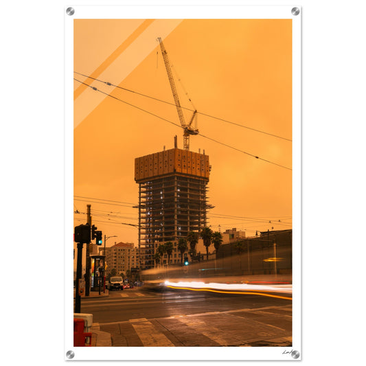 Red Sky SF - Acrylic Print