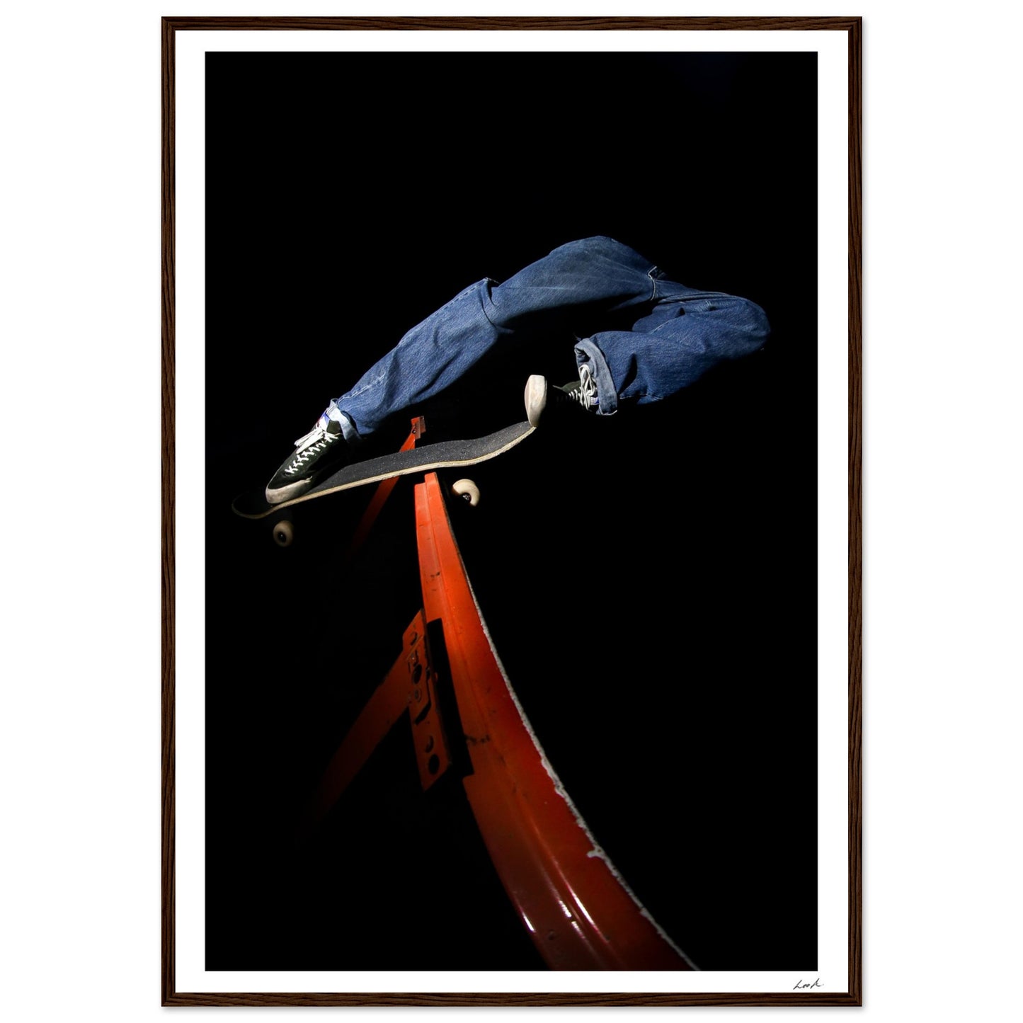 Lou Rock and Roll - Premium Matte Paper Wooden Framed Poster