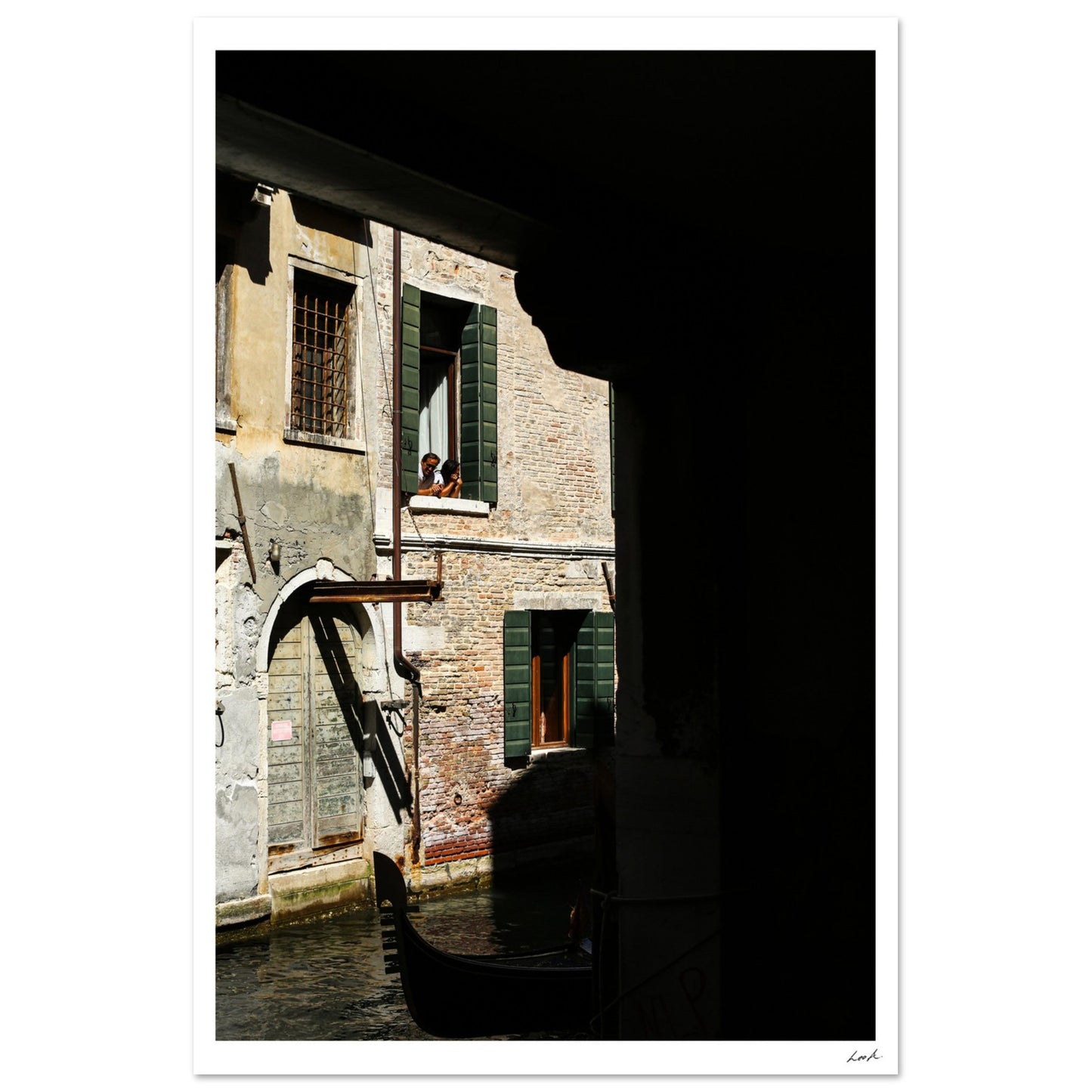 Street of Venice 2 - Aluminum Print