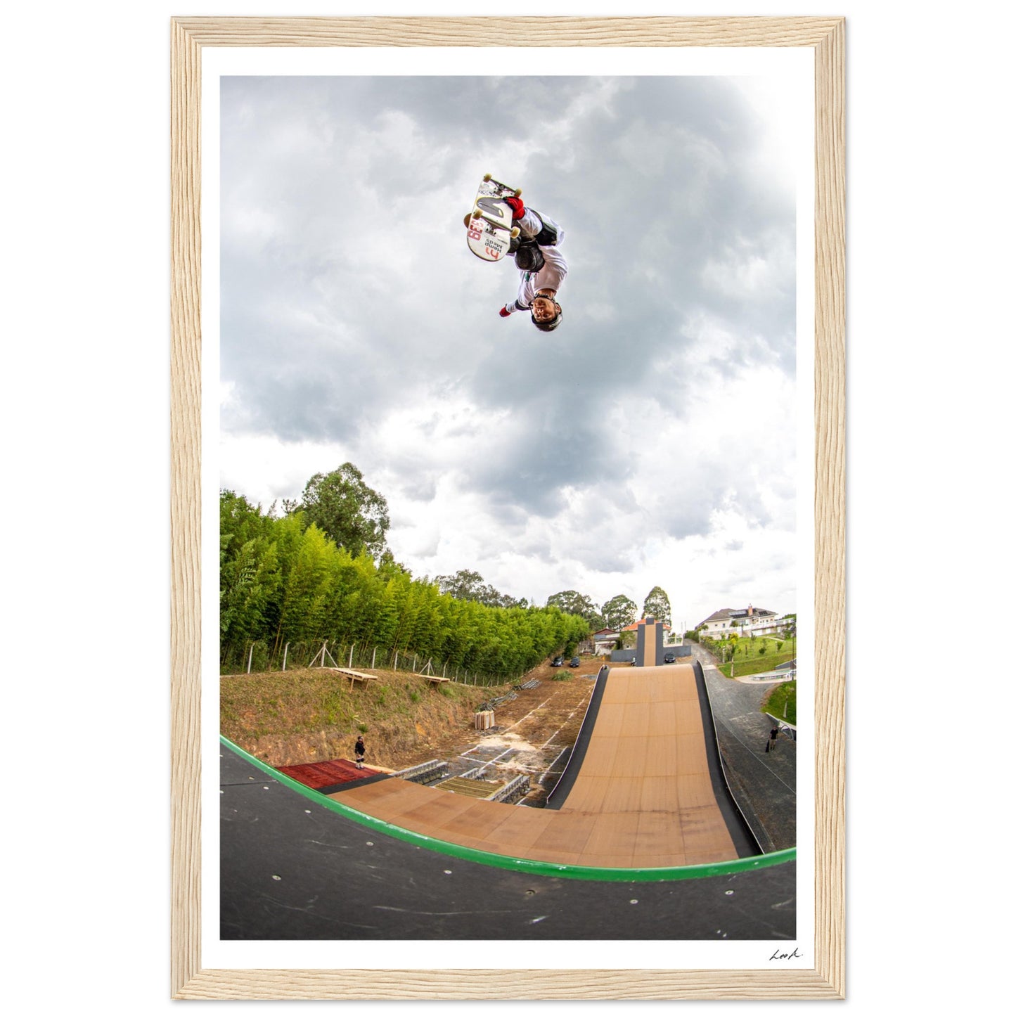 Curitiba Brazil - Premium Matte Paper Wooden Framed Poster