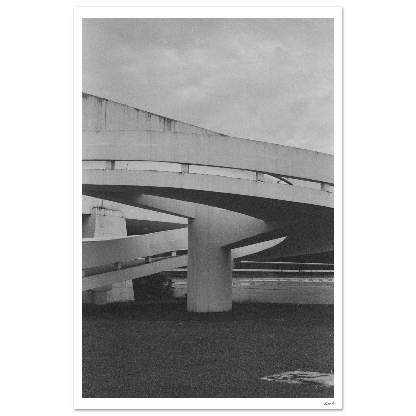 MONb_w - Aluminum Print