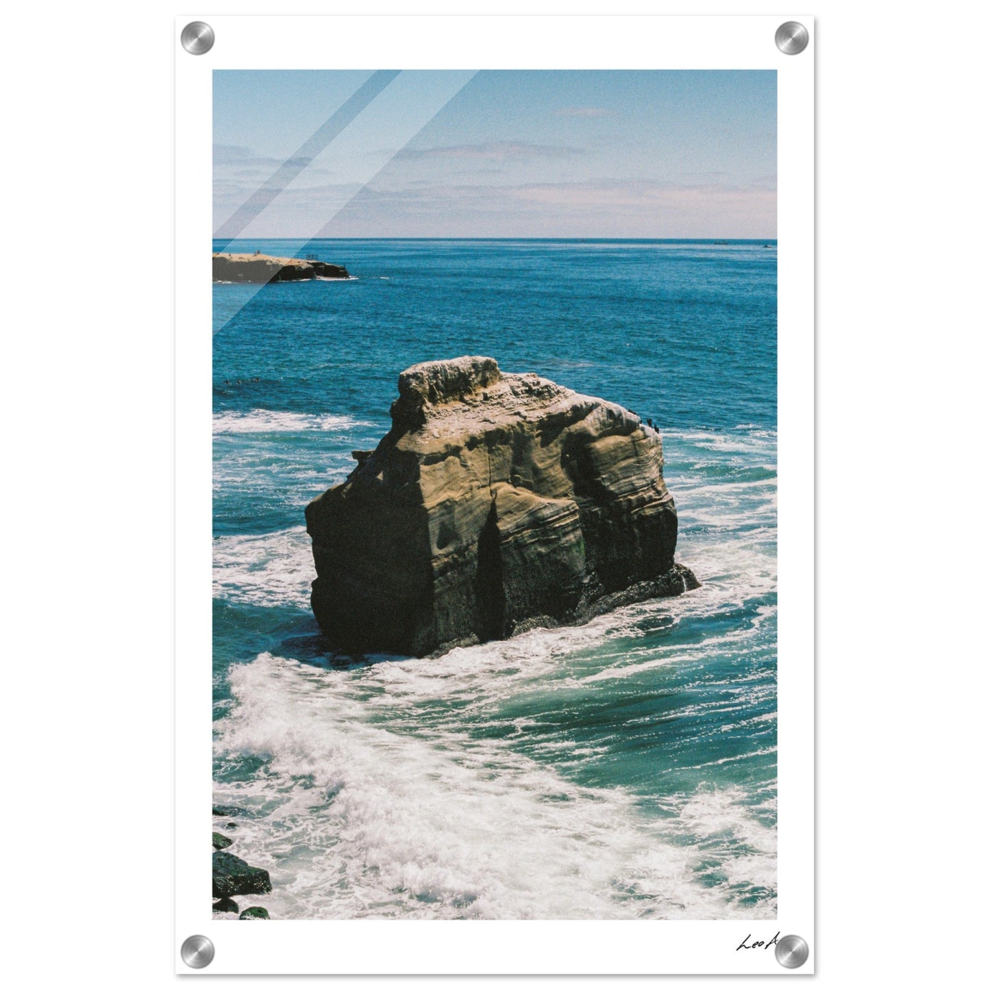 Sunset Cliff 2 - Acrylic Print
