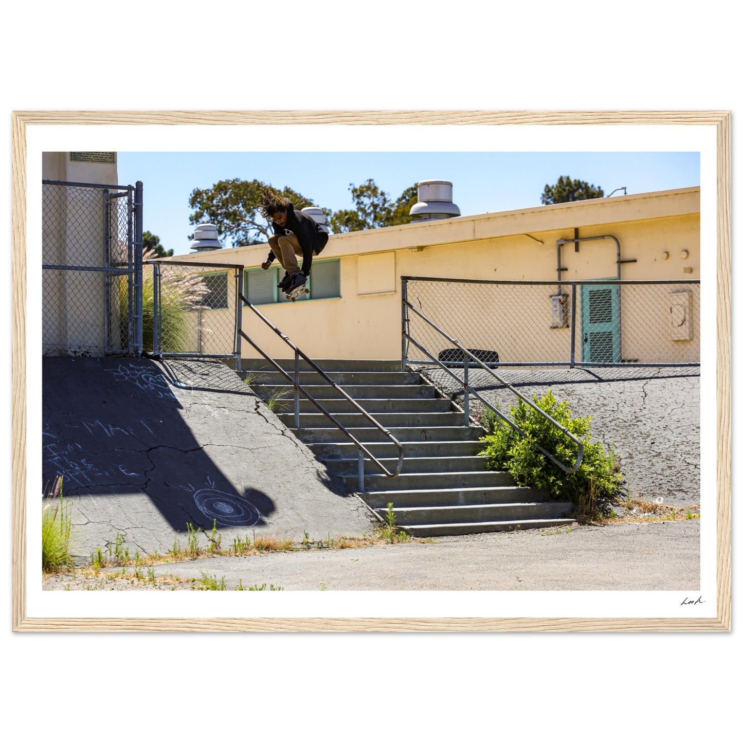 Melon Grab - Premium Matte Paper Wooden Framed Poster