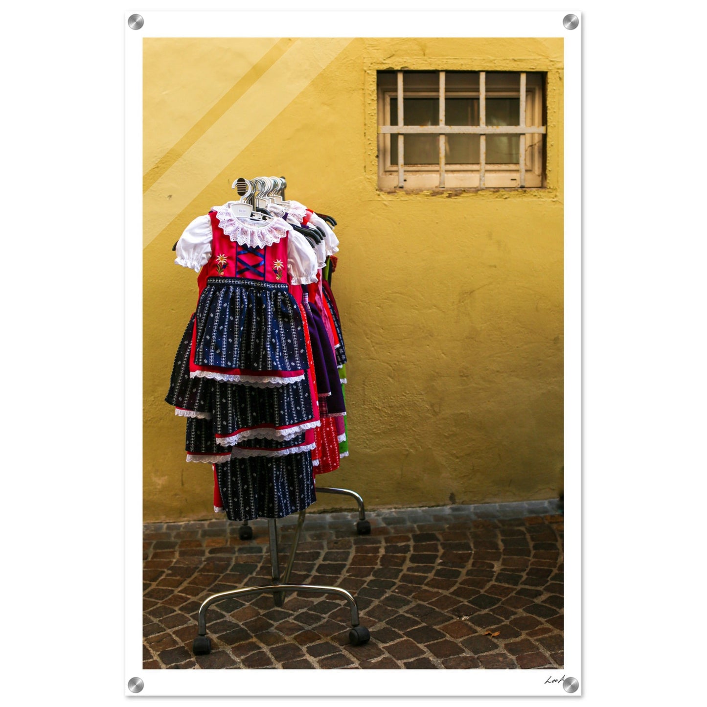 Street of Villa CH 2 - Acrylic Print