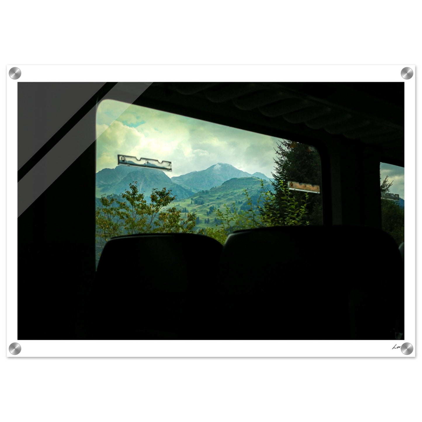Austria Train View - Acrylic Print