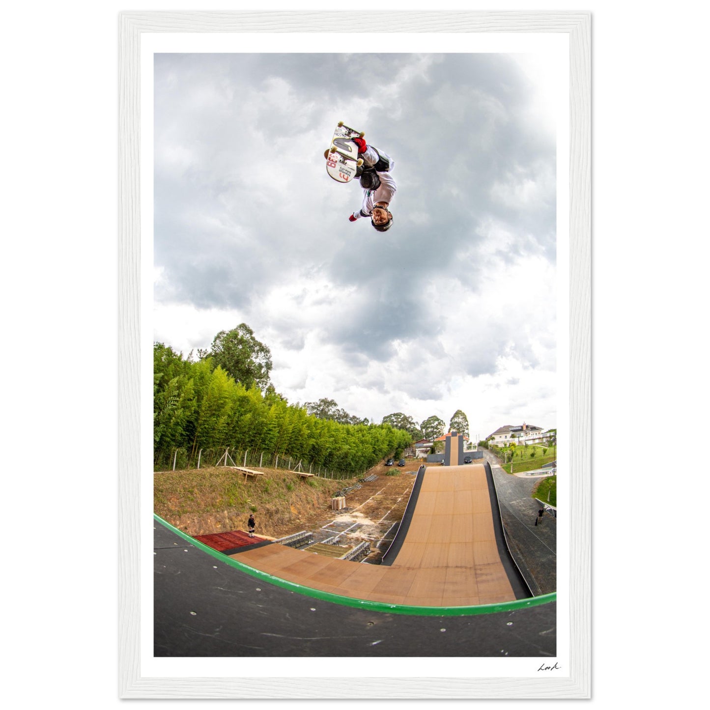 Curitiba Brazil - Premium Matte Paper Wooden Framed Poster