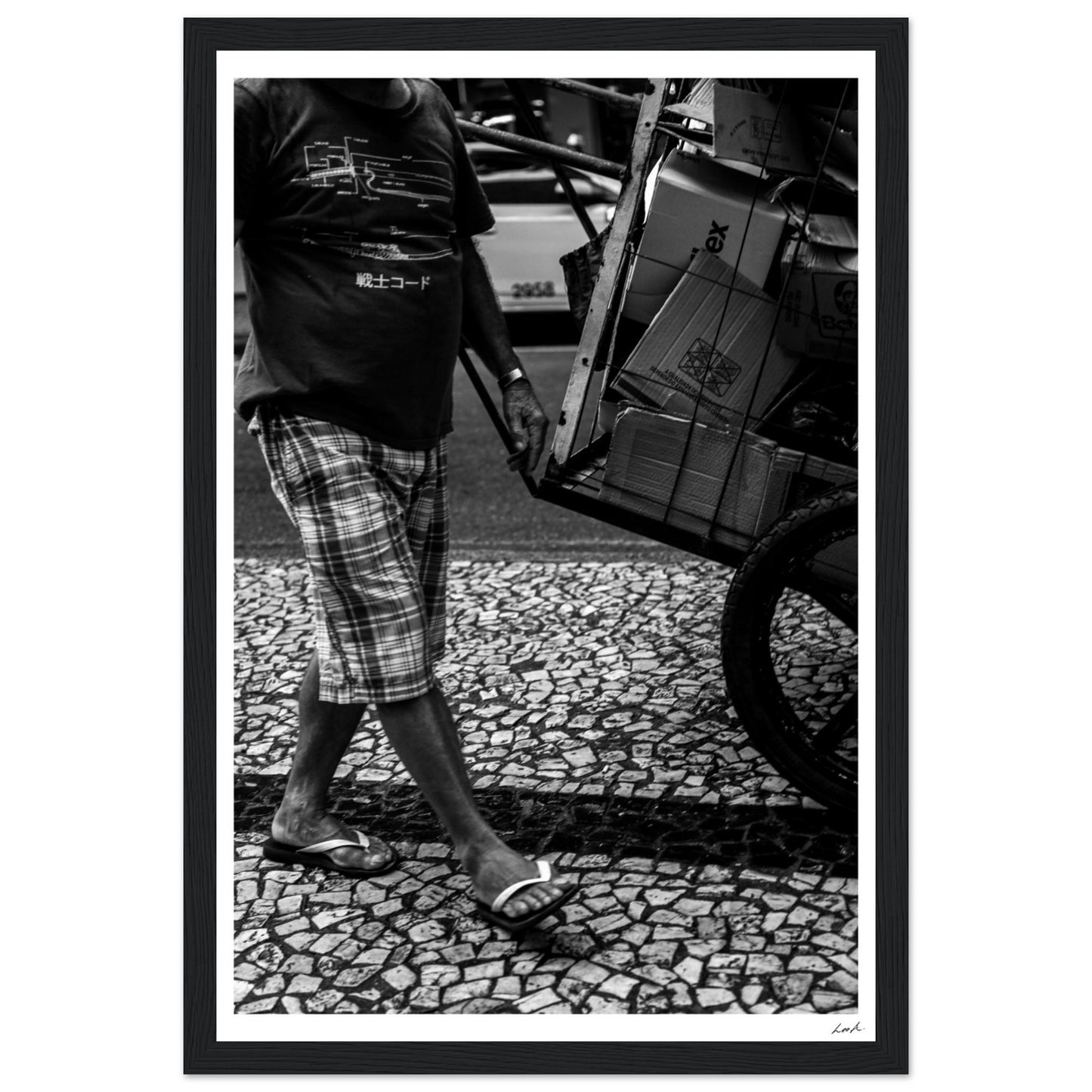 Street of CWB - Premium Matte Paper Wooden Framed Poster
