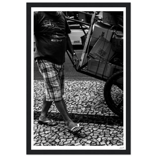 Street of CWB - Premium Matte Paper Wooden Framed Poster