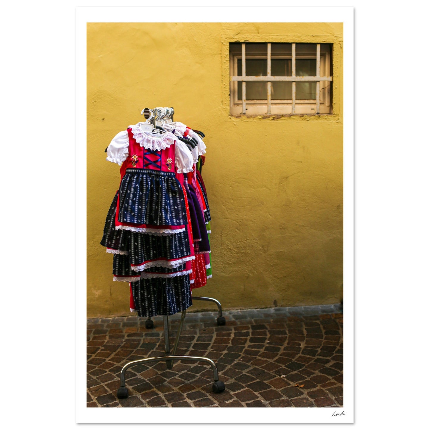 Street of Villa CH 2 - Aluminum Print