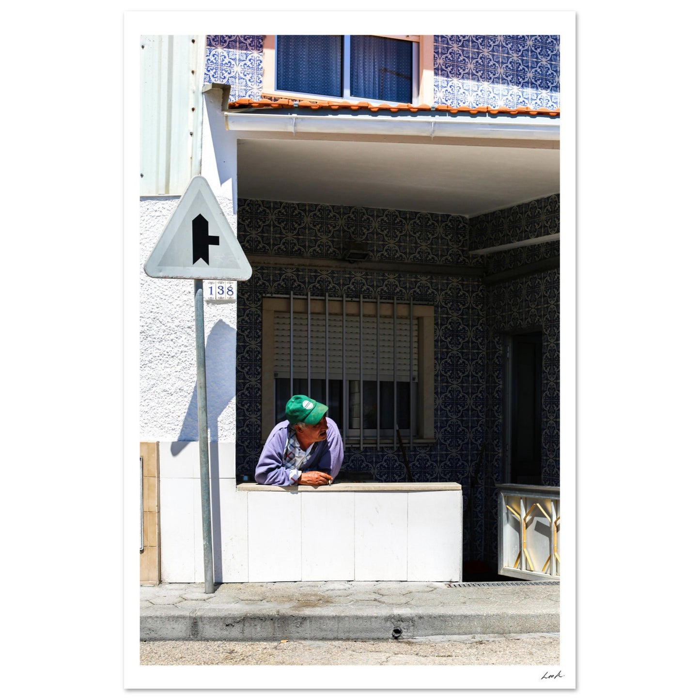 Morador de Costa Nova - Aluminum Print