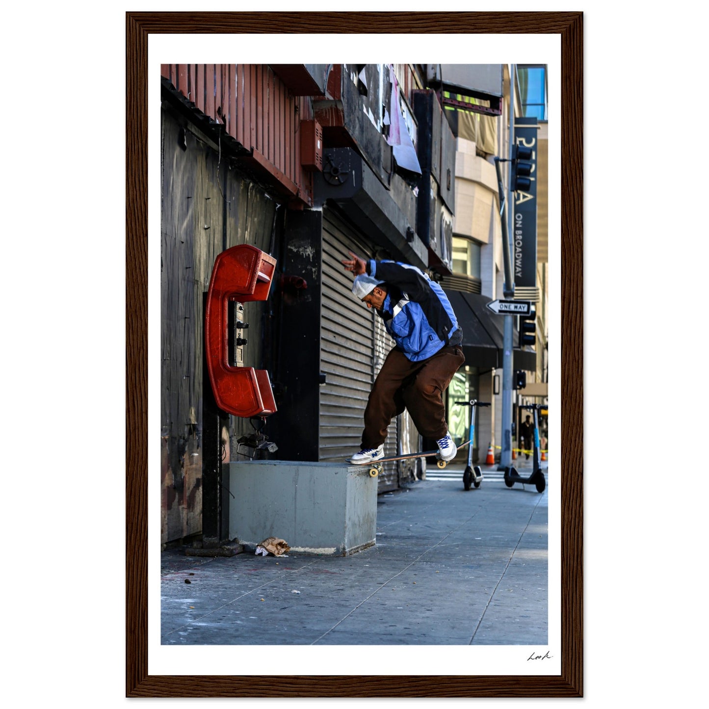SS FS Nose Slide - Premium Matte Paper Wooden Framed Poster